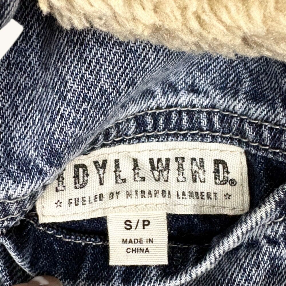 Idyllwind Miranda Lambert Reversible Denim Blanket Jacket Western Boho SM - Picture 7 of 9